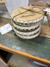 Load image into Gallery viewer, Louisiana beaded edge coasters
