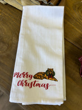 Load image into Gallery viewer, Merry Tiger Ornament/Towel Set