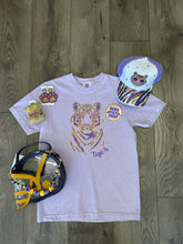 Load image into Gallery viewer, LSU Sparkle Tiger Head Tee