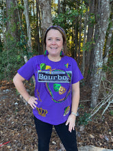 Load image into Gallery viewer, Bourbon Mardi Gras Sequin Top