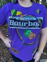Load image into Gallery viewer, Bourbon Mardi Gras Sequin Top