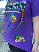 Load image into Gallery viewer, Bourbon Mardi Gras Sequin Top