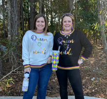 Load image into Gallery viewer, Queen of Mardi Sequin Lettering