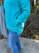 Load image into Gallery viewer, Doorbuster Pigment Dyed Fleece Hi Low Pullover with pocket