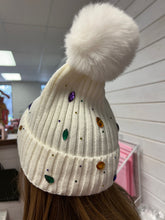 Load image into Gallery viewer, Rhinestone Beanie Hat