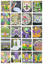 Load image into Gallery viewer, Pop Up Drez Mardi Gras Door Hangers