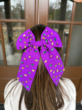 Load image into Gallery viewer, Mardi Gras Hair Bows