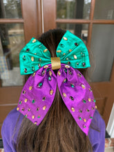 Load image into Gallery viewer, Mardi Gras Hair Bows