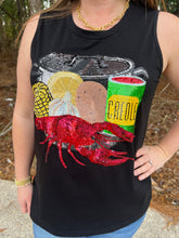 Load image into Gallery viewer, Crawfish Season Sequin Tank