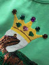 Load image into Gallery viewer, Mardi Gras Pelican Sequin Top