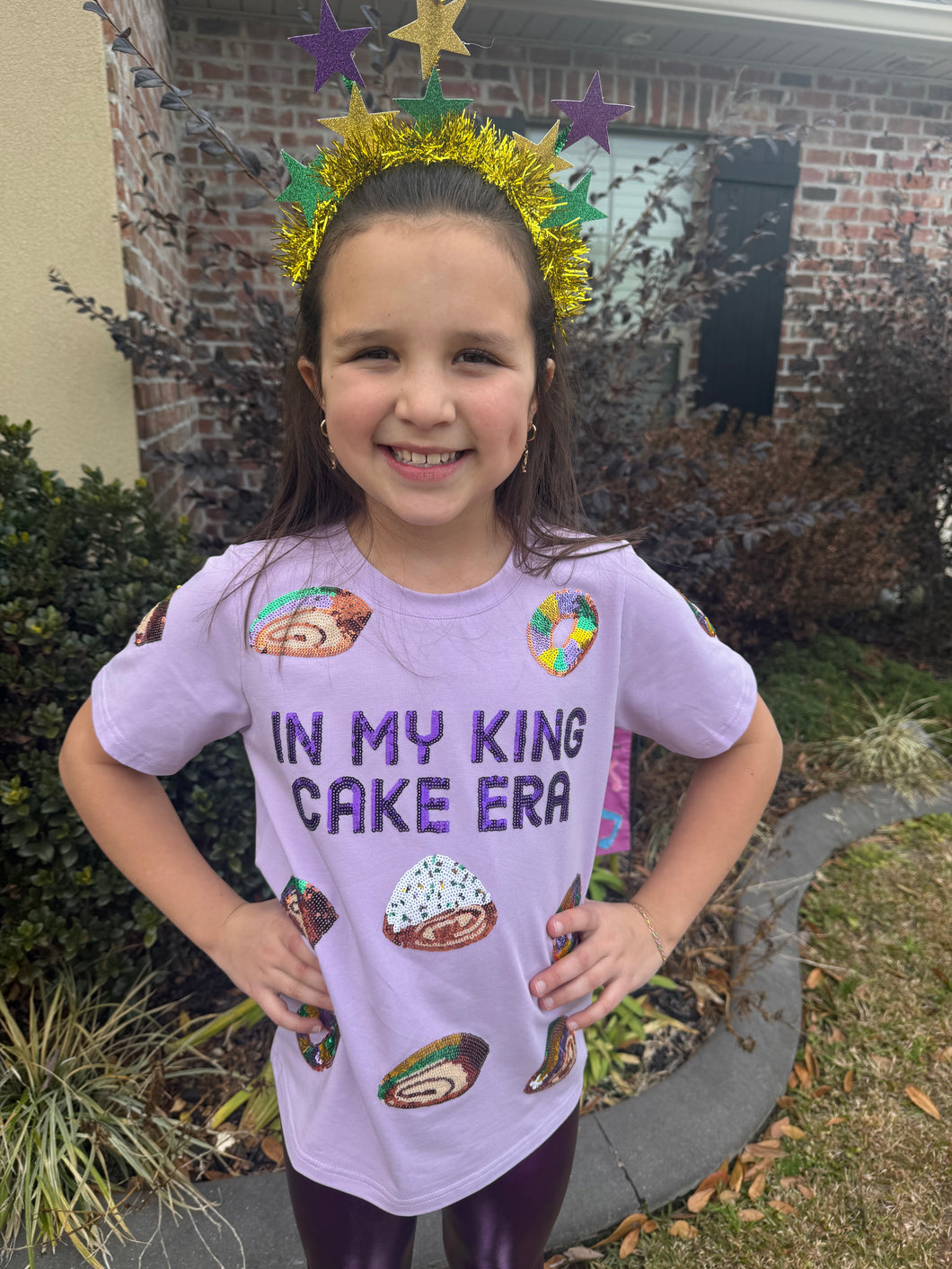 Youth- In My King Cake Era Sequin Top