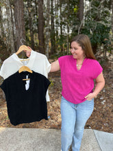 Load image into Gallery viewer, Textured Short Sleeve Top
