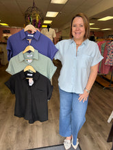 Load image into Gallery viewer, Casual Short Sleeve Button Down Shirt