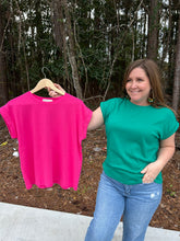 Load image into Gallery viewer, Doorbuster Cotton Modal rolled sleeve tee