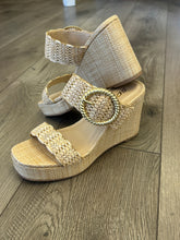 Load image into Gallery viewer, Ilana Natural Wedge Sandal