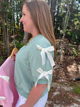 Load image into Gallery viewer, Knit Top with Bow Detail