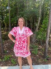 Load image into Gallery viewer, Floral Elegance Tunic Dress