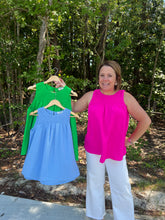 Load image into Gallery viewer, Airflow Smocked Yoke Sleeveless Blouse