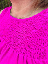 Load image into Gallery viewer, Airflow Smocked Yoke Sleeveless Blouse