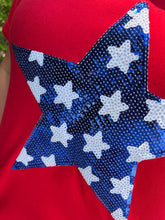 Load image into Gallery viewer, Sequin Star Graphic Crewneck T Shirt