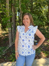 Load image into Gallery viewer, Nia Floral Ruffle Top