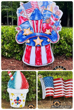 Load image into Gallery viewer, Pop Up Drez Patriotic Yard Stakes- Pickup Only