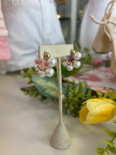 Load image into Gallery viewer, CK Designs Pearl Hoops