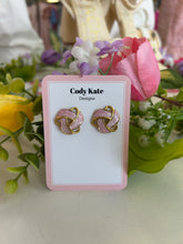Load image into Gallery viewer, CK Designs Enamel Knot Earrings