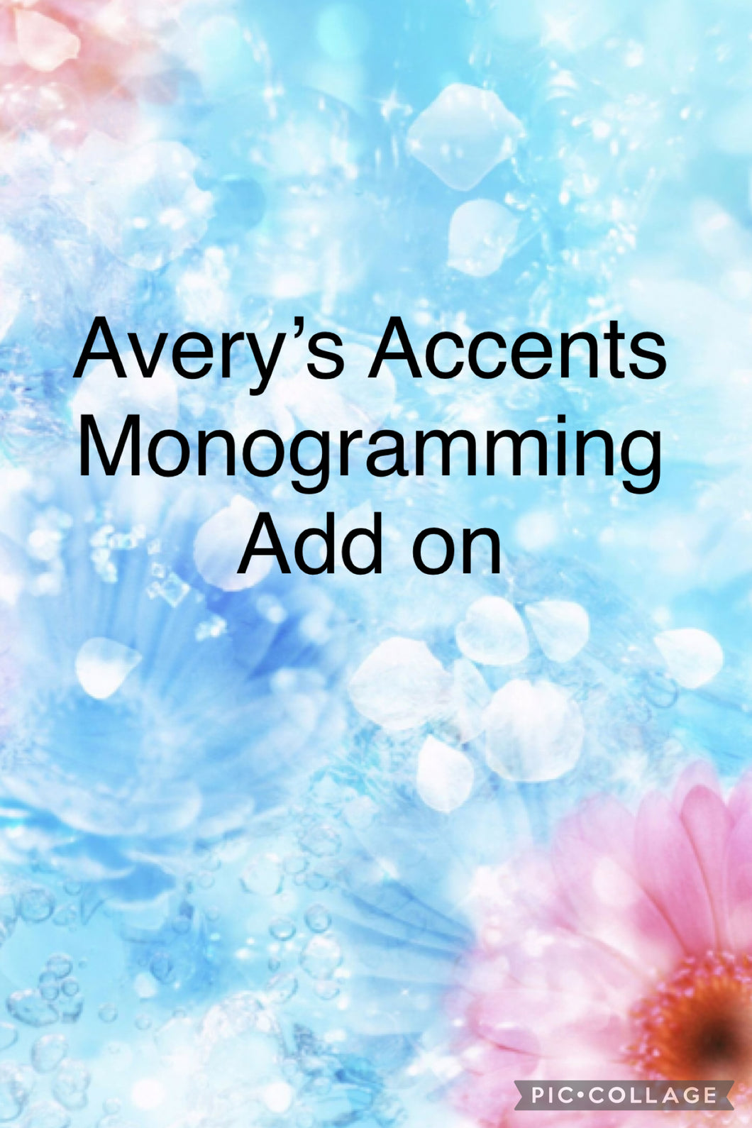 Avery Accents Monogramming