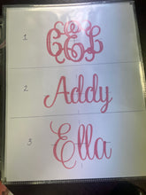 Load image into Gallery viewer, Avery Accents Monogramming