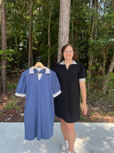 Load image into Gallery viewer, Short Sleeve Collared Mini Dress