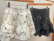 Load image into Gallery viewer, Smocked Skort with Embroidered Footballs