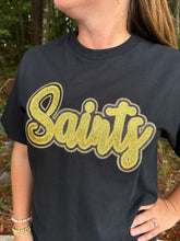 Load image into Gallery viewer, SAINTS Embroidered Sparkle Top