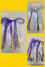 Load image into Gallery viewer, Geaux Tigers Boot Bows