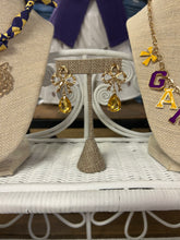 Load image into Gallery viewer, Bow Drop Stone Earrings