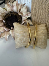 Load image into Gallery viewer, Open Gold Cuff Bracelet