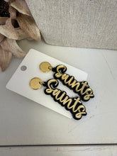 Load image into Gallery viewer, Sparkle/Gold Game Day Earrings