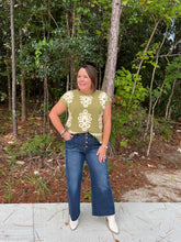 Load image into Gallery viewer, Damask pattern sweater knit pullover top