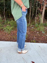 Load image into Gallery viewer, Flying Monkey- High Rise Cuffed Slim Wide