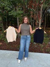 Load image into Gallery viewer, Mock Neck Knit Sweater Vest
