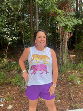 Load image into Gallery viewer, Double Trouble Sequin Tiger Tank