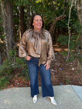Load image into Gallery viewer, Tie-Neck Blouse