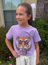 Load image into Gallery viewer, Youth Bubble Gum sequin Tiger Top