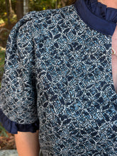 Load image into Gallery viewer, Solid Ruffle Detailed Textured Top