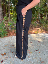 Load image into Gallery viewer, Wide Leg Trouser with Contrast Trim