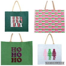 Load image into Gallery viewer, Christmas Carryall Tote