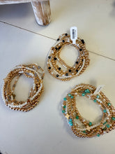 Load image into Gallery viewer, Beaded Cross Stretch Bracelet Set