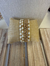Load image into Gallery viewer, Pearl Stretch Bracelet Set