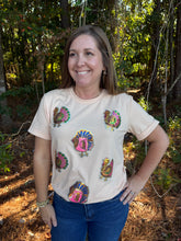 Load image into Gallery viewer, Thanksgiving Turkey Sequin Top