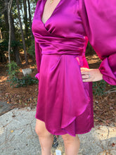 Load image into Gallery viewer, Classic Magenta Mini Dress